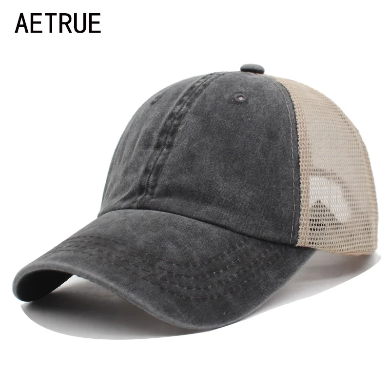 AETRUE, летняя бейсболка, женская, мужская, Gorras, Snapback, кепка, хип-хоп, сетка, регулируемая косточка, Casquette, головные уборы для мужчин и женщин, папа, кепка s
