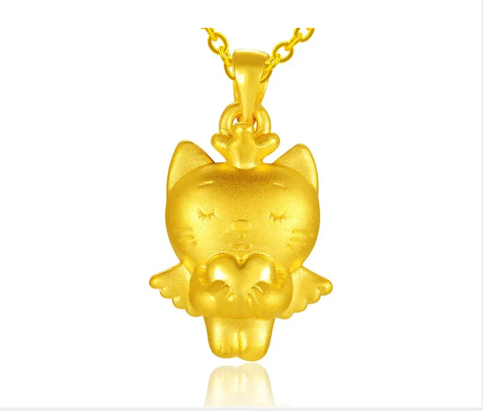 

Authentic 999 24K Yellow Gold Love Angel Pendant 1.97g