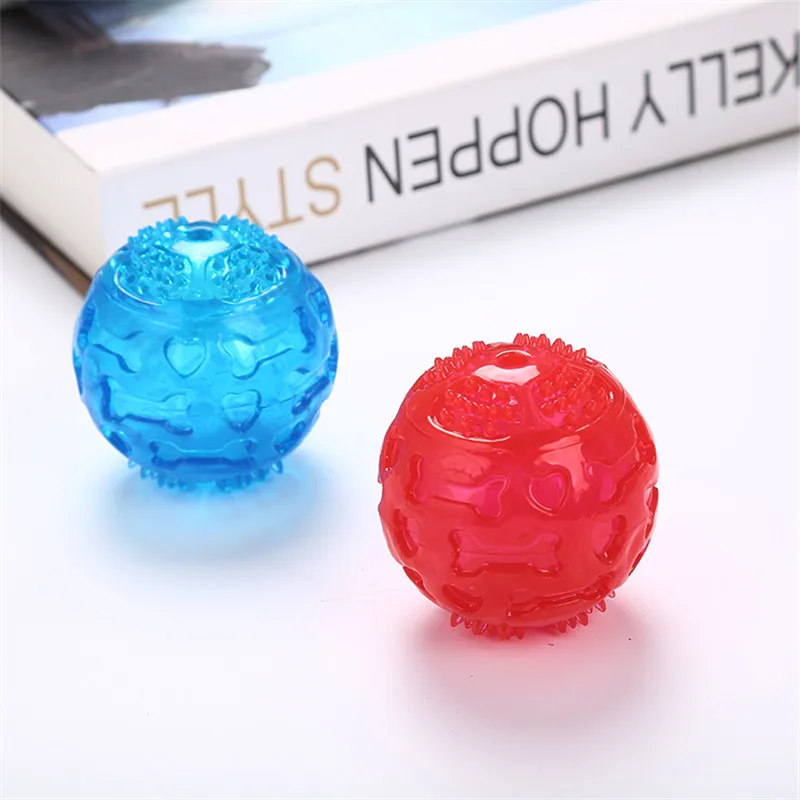 7 cm Dog Toy Interactive Rubber Balls Pet Cat Puppy ElasticityTeeth Ball Chew Toys Tooth Cleaning For Dogs | Дом и сад