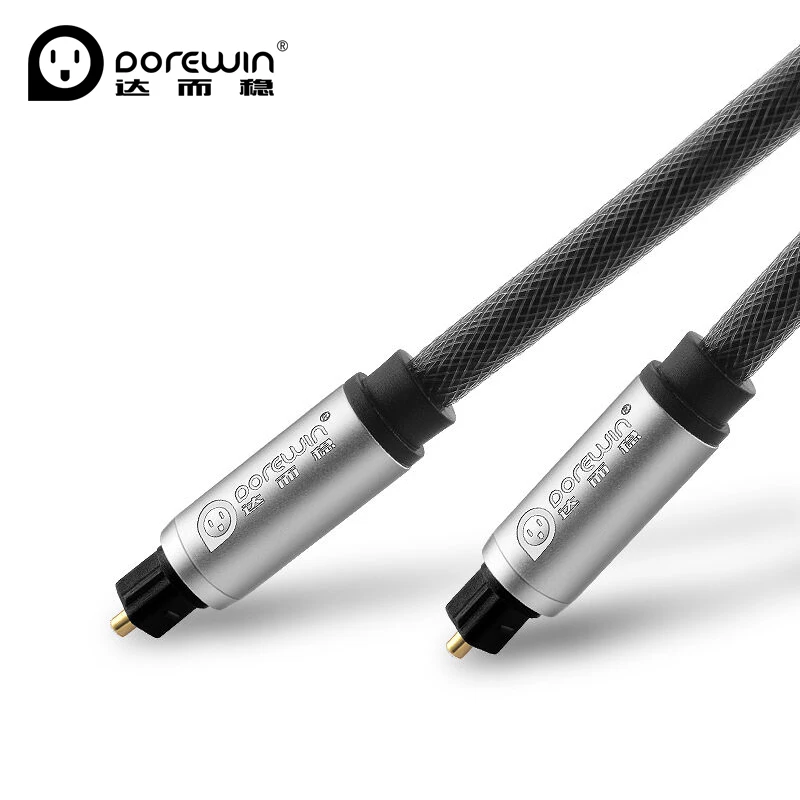 Dorewin Цифровой оптический аудио кабель toslink Волокно Кабель-адаптер коаксиальный