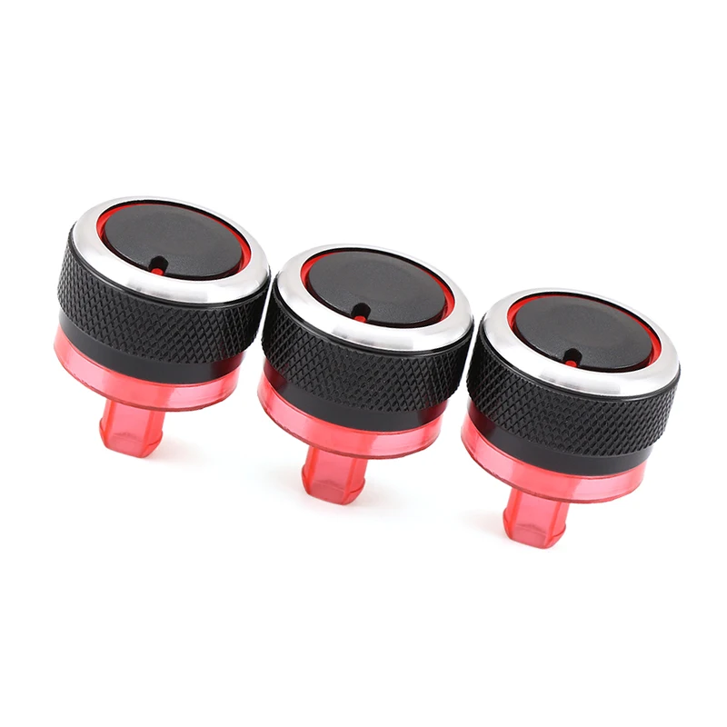 3 шт. Кондиционер Ручка автомобилей A/C Нагреватель Переключатель управления для