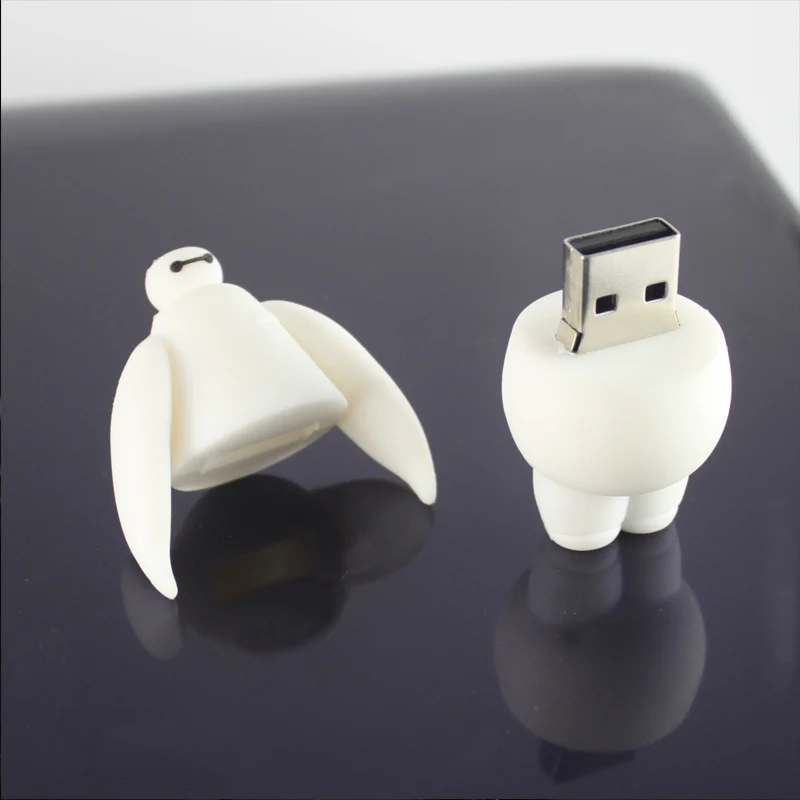 USB флеш накопитель в виде милого мультяшного робота 32/16/8/4/128 МБ|USB флэш-накопители|