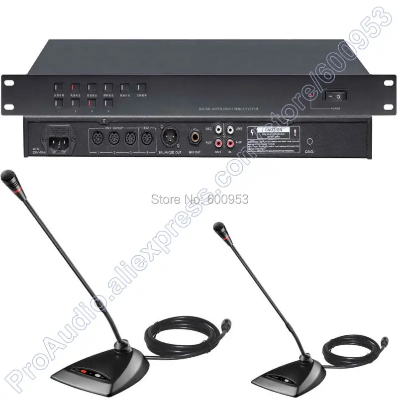Новый профессиональный проводной цифровой настольный микрофон для конференц