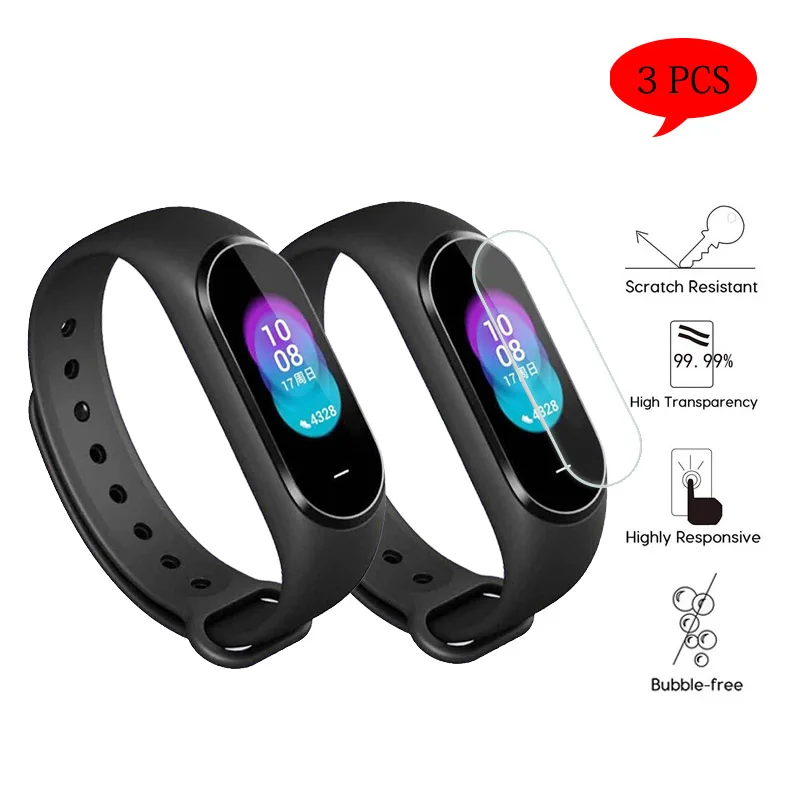 Защитная пленка из ТПУ Для Xiaomi Hey + NFC Smartband мягкая Гидрогелевая | Мобильные