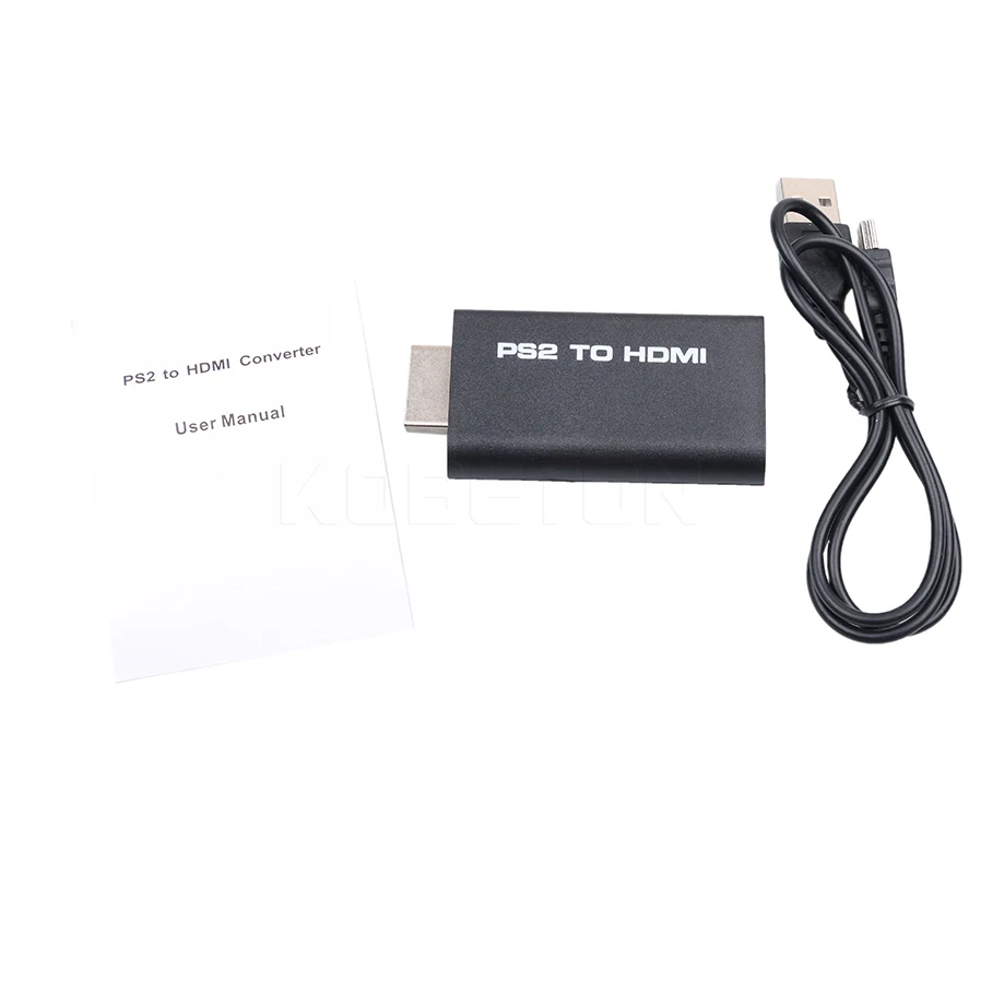 Адаптер Kebidu для PS2 HDMI совместимый преобразователь Аудио и видео 480i/480p/576i с