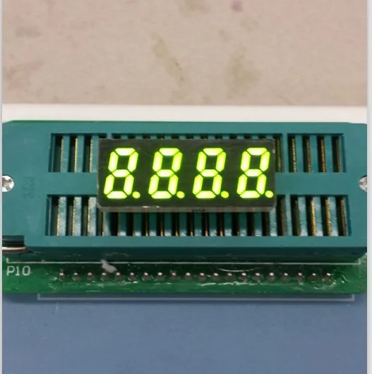 

0.31inch 4digits yellow green 7 segment led display 3411AG/3411BG