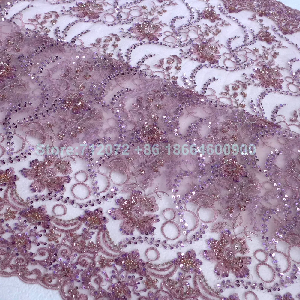 Новинка светло-розовый смешанный фиолетовый с тяжелыми бусинами модная нить