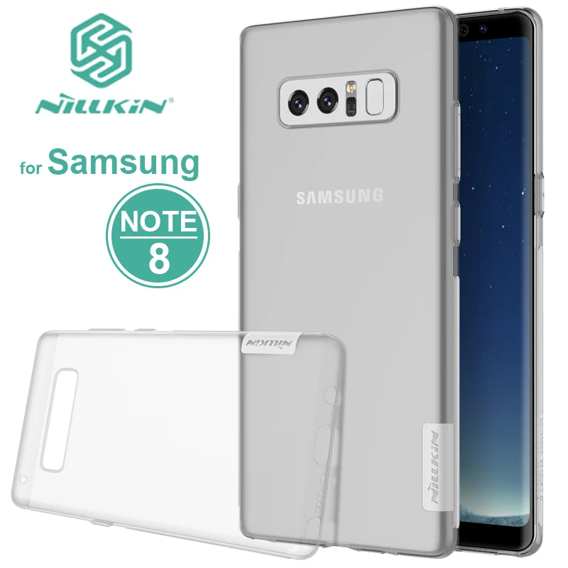 Для Samsung Galaxy Note 8 чехол Nilkin TPU 0 6 мм Ультра тонкие чехлы для телефонов 7 5 силиконовый