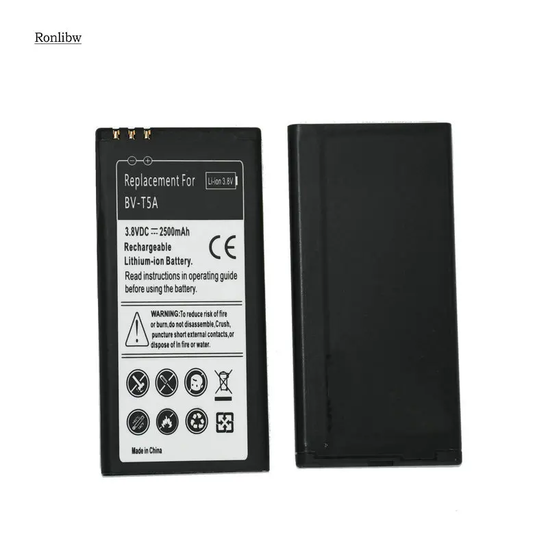 Ronlibw BV-T5A BVT5A запасная литий-ионная батарея + зарядное устройство для Nokia Lumia 730 735 738