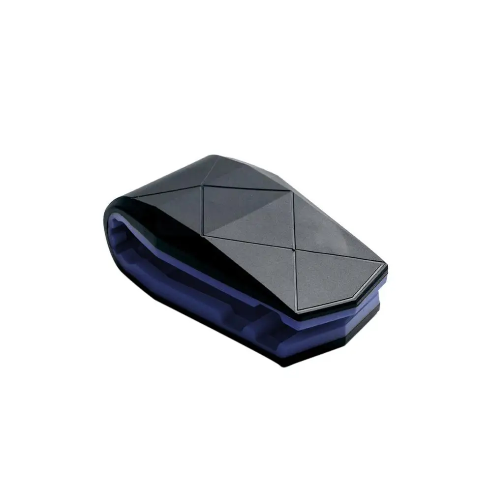 black and blue Универсальный Регулируемый держатель для мобильного телефона с зажимом под крокодиловую кожу - Цвет: black and blue