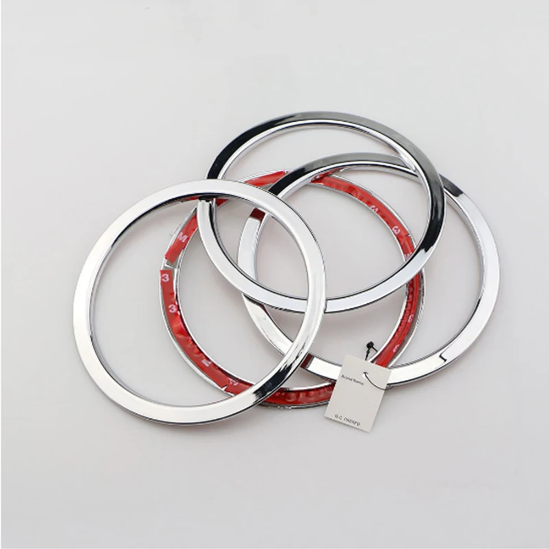 

Foal Burning Car ABS Chrome Door Stereo Speaker Ring Cover Speaker Trim Sticker for Nissan X-trail X Trail Rogue T32 2014 2015