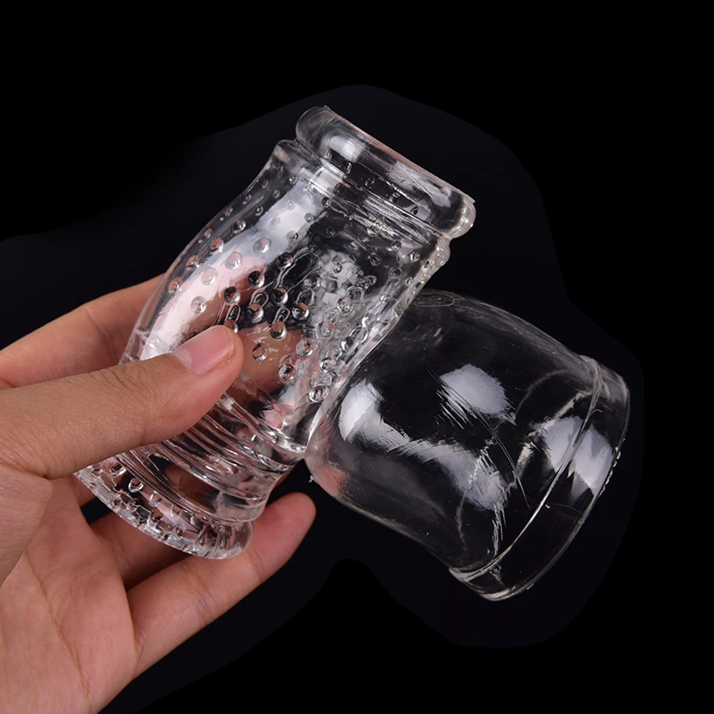 Прозрачный большой AV палочка вибратор головной убор массаж тела клитор