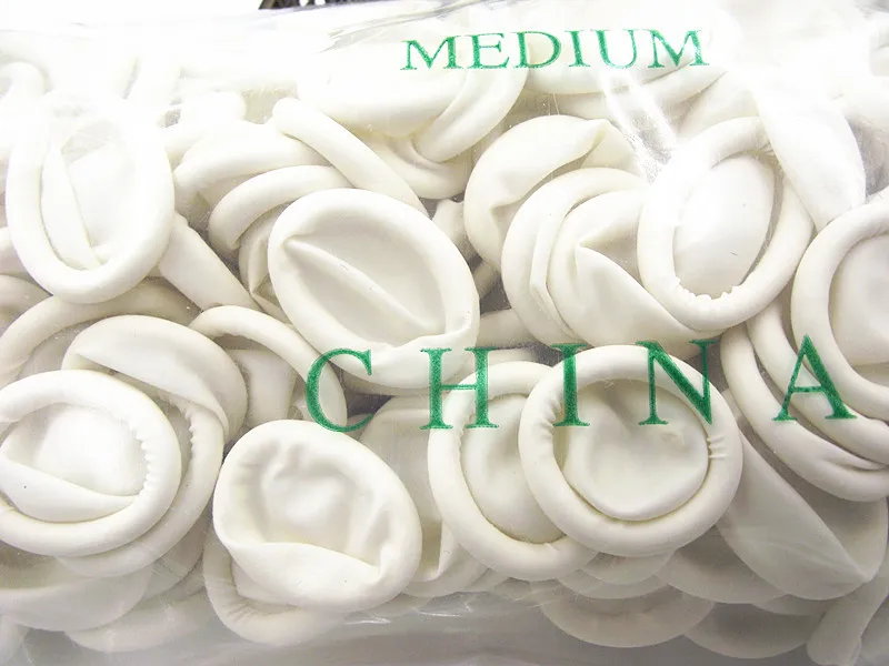 Wholesale 500PCS/bag 10 gross fingertip Finger sets watch repair Latex gloves -WP0099