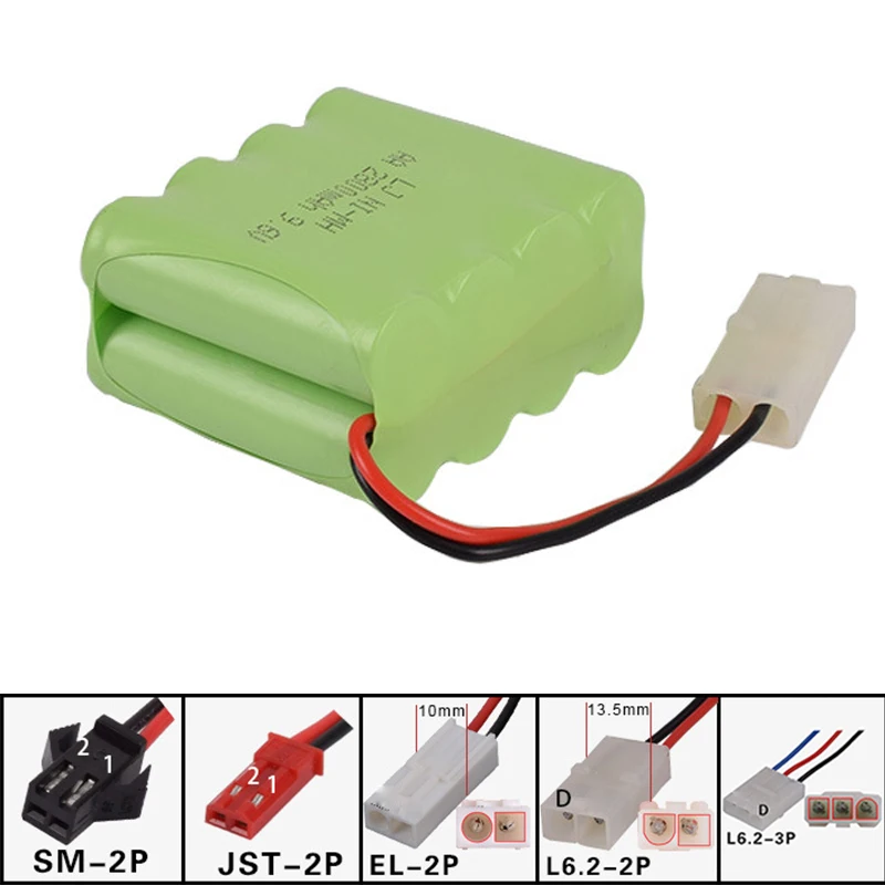 

9.6v 2800mah AA NI-MH X Battery Electric toys Remote car ship robot rechargeable free shipping