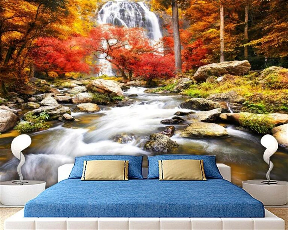 Обои с изображением кленового листа на осень красивый минималистичный фон