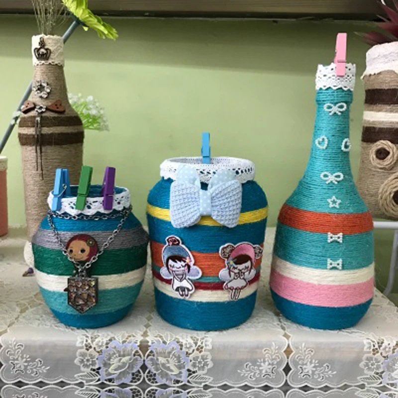 4 шт. новинка diy ремесла 6 мл пеньковая веревка жидкий супер клей текстиль