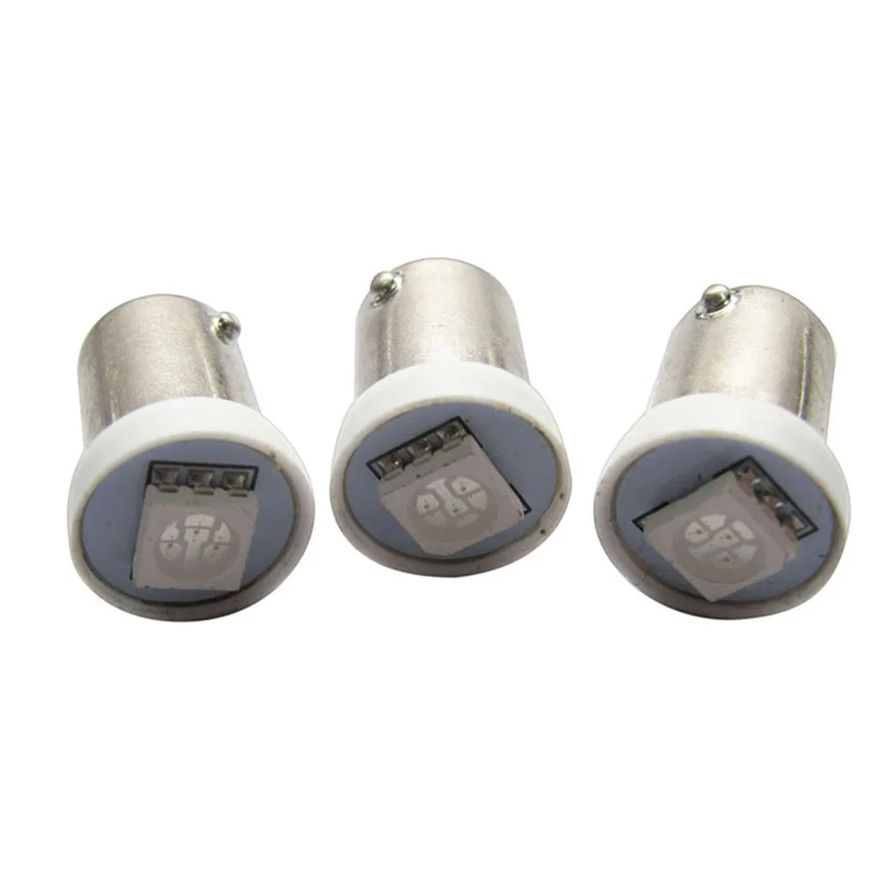 100 шт. x #1893 #44 #47 #1847 BA9S 1 SMD Светодиодная лампа в форме шара переменного/постоянного