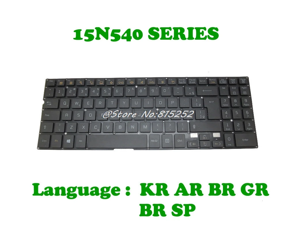 Клавиатура для LG 15N540 F G M R 15ND540 E SN5840 SG 59030 40A Корея KR Бразилия немецкий|Клавиатуры| |