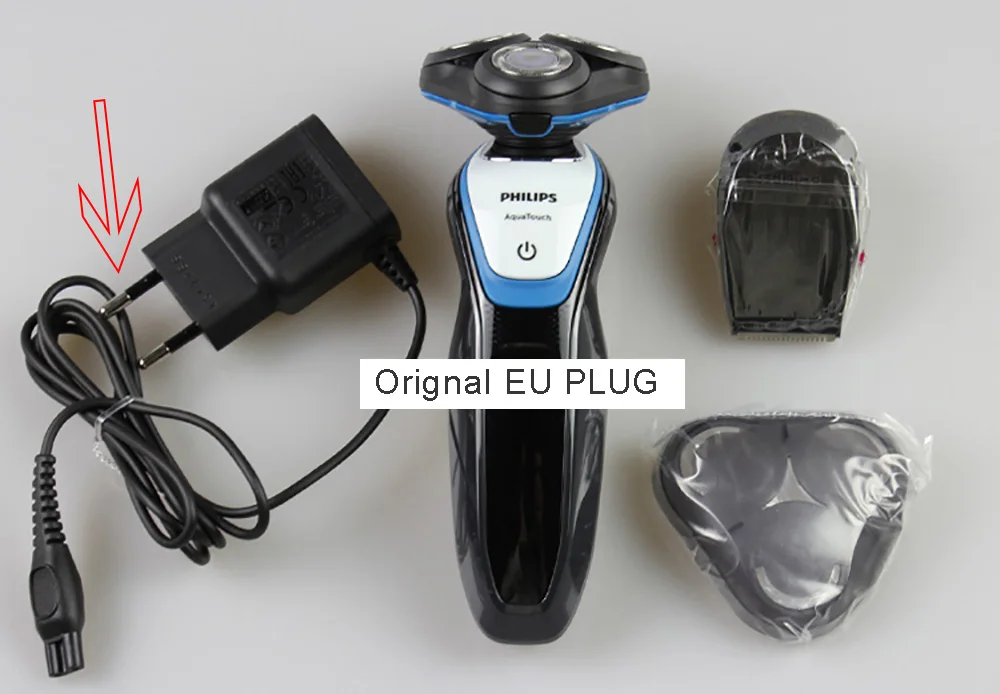 Philips для лица бритва aquatouch Влажная и сухая электробритва S5070/04 40 мин беспроводное использование/1 ч зарядка с ComfortCut Blade system