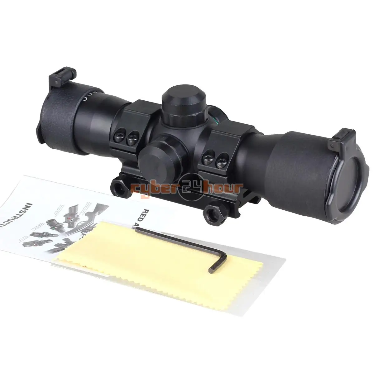 VERY100 NEW Tactical 1x 35mm High Illuminated Red/Green Dot Sight Telescopic Scope Free Shipping! | Спорт и развлечения