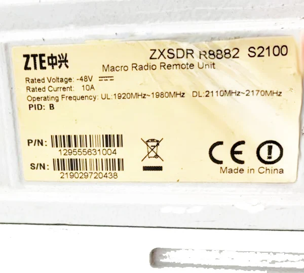 ZTE ZXSDR R8882 S2100 B 48 в 10 А RRU8882 макросъемный радиоприемник BBU RRU GSM WCDMA|Детали устройств