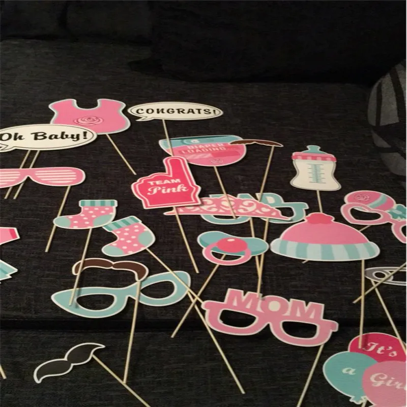 28 шт. реквизит для фотостудии детского душа украшение вечеринки забавная маска