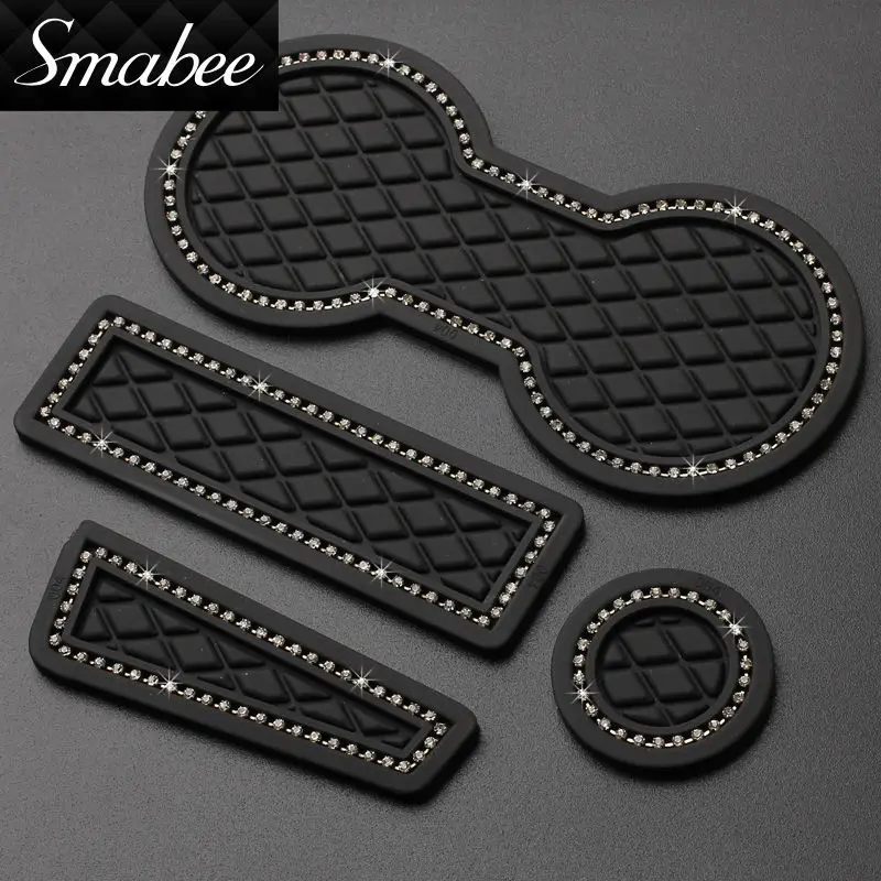 for Lexus NX 2015 2016 2017 Anti-Slip Rubber Door Groove Mat 8pcs Diamond Blinking AZ10 NX200 NX200t NX300h Accessories Stickers |