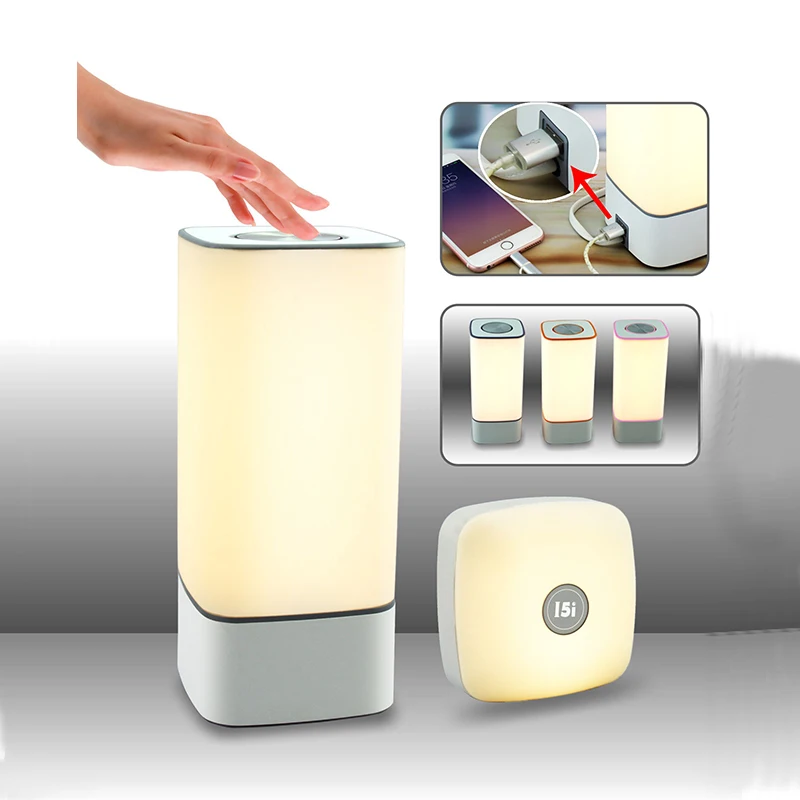 Wireless Touch Sensor LED Night Light 3000K Warm White Master Servant Lamps Kit Colorful Wall Lamp For Bedroom Kitchen Home | Лампы и