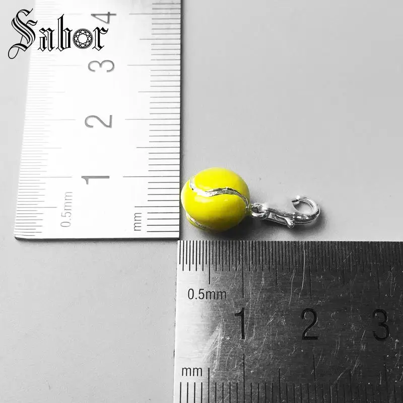 Подвеска Шарм в виде теннисного мяча thomas модные ювелирные украшения для женщин и