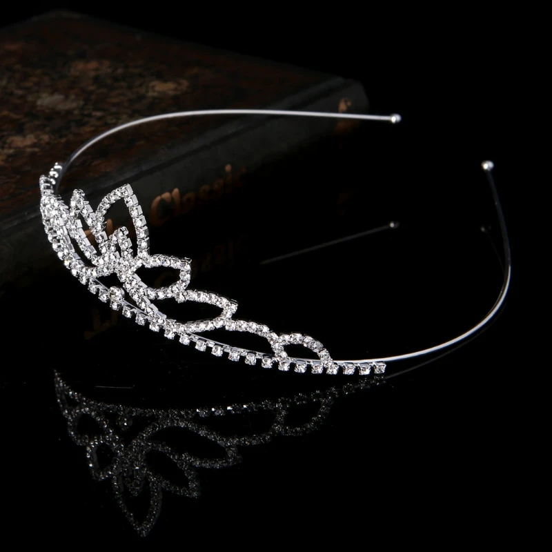 

Wedding Party Bridal Tiara Princess Crown Headband Rhinestone Hair Accessories