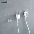 3 шт.лот настенные крючки с кабелем, прозрачная вешалка для кухни, ванной, настенный держатель для ключей, прозрачный крючок для хранения полотенец из ПВХ