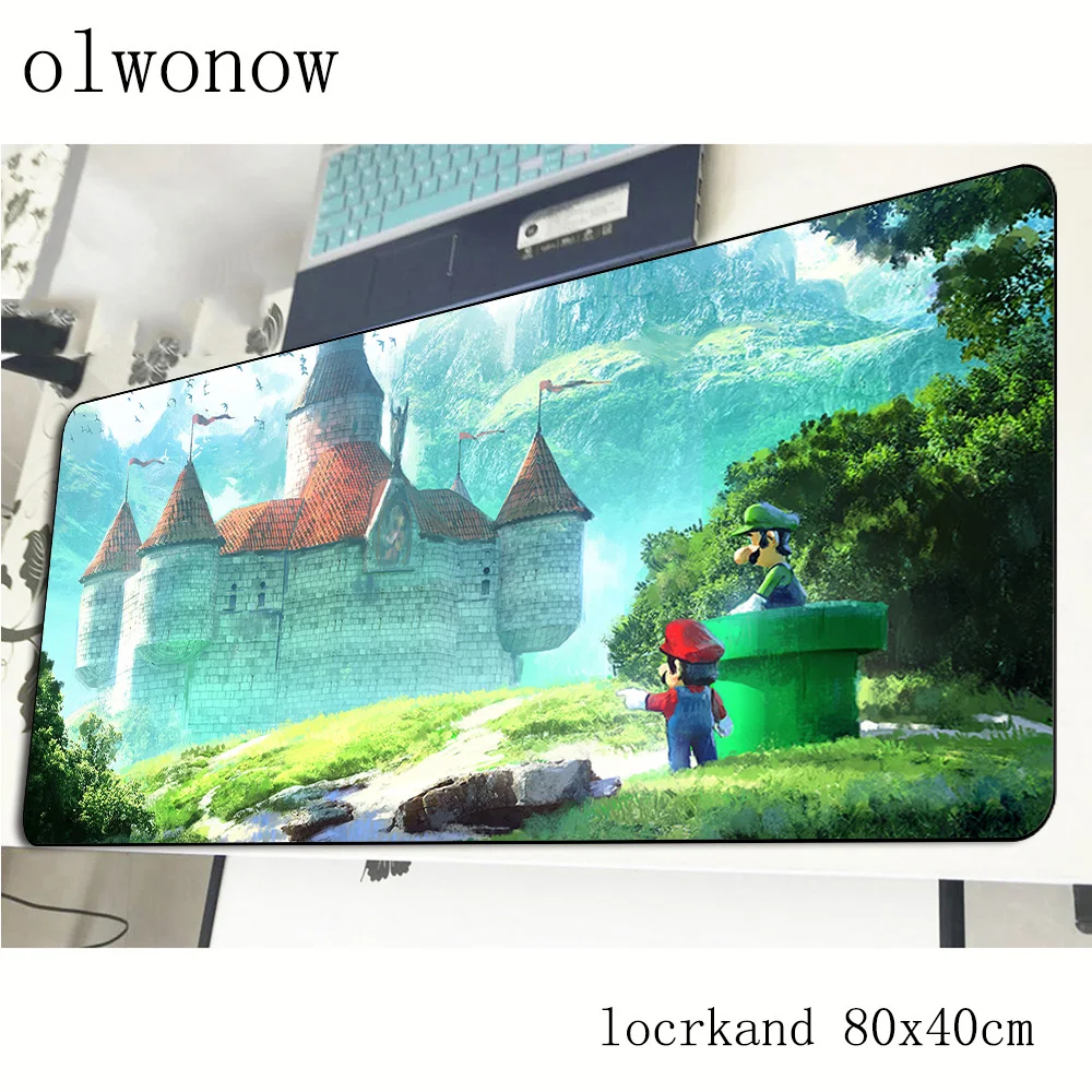 Марио Коврик для игровой мыши High-end 800x400x2mm коврик Лидер продаж ноутбук аксессуары