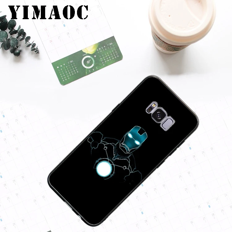 YIMAOC A30 Железный человек Марвел Мягкий силиконовый чехол для телефона samsung Galaxy S9 S8