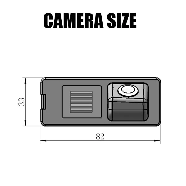 Автомобильная камера HD CCD интеллектуальная Спортивная с динамической