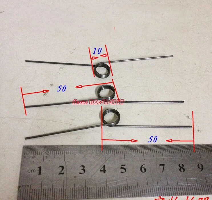 Пружинная стальная пружин 1 0 мм Натяжная скручивающая пружина 10 шт. |