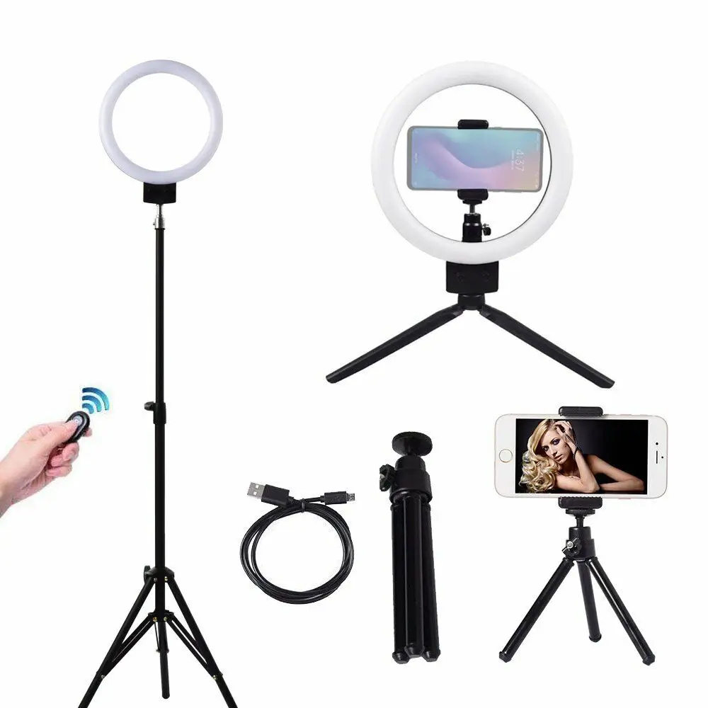 Fotoconic 9 &quotDimmable светодиодный Selfie кольцо света с 90 см подставкой для макияжа Youtube Live
