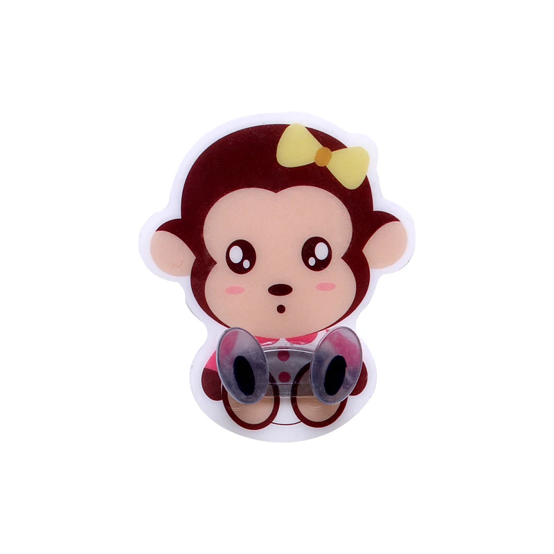 Ключ и декорационные крючки Милая мультяшная розетка крюк сильная вискоза