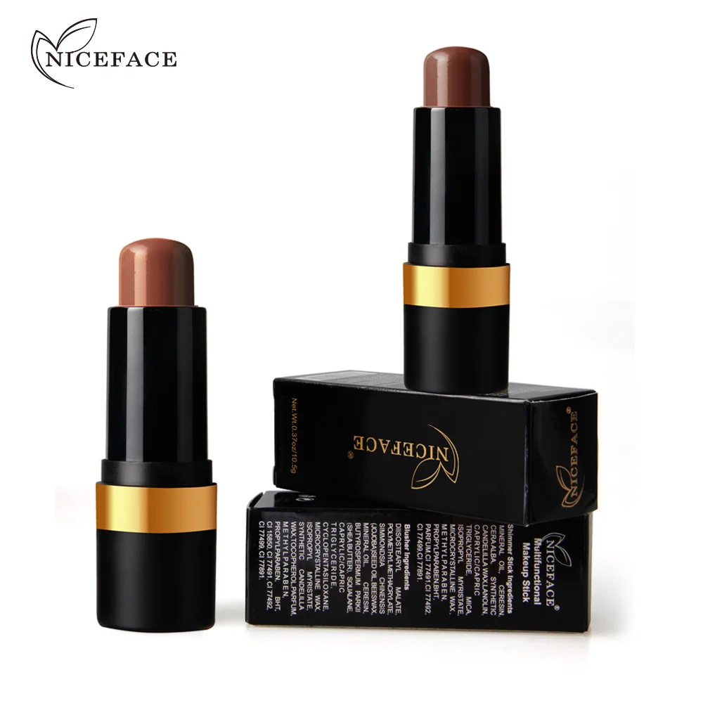 Профессиональный бронзер NICEFACE макияж водостойкий для контуринга кремовая