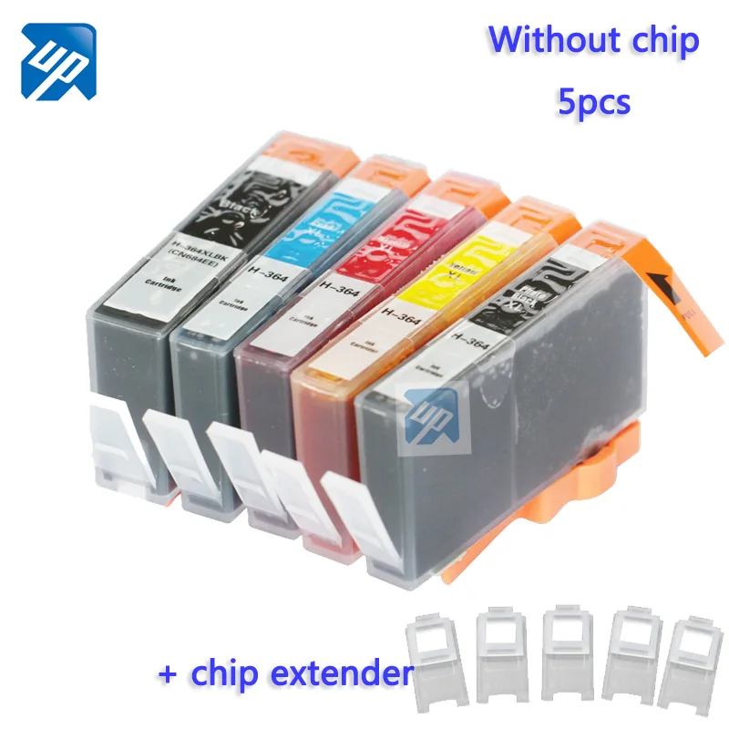 5 шт. совместимый картридж с чернилами для HP 564 XL 364 178 Для hp B8550 B8553 C6300 C6380 C5300 D5460 D5463