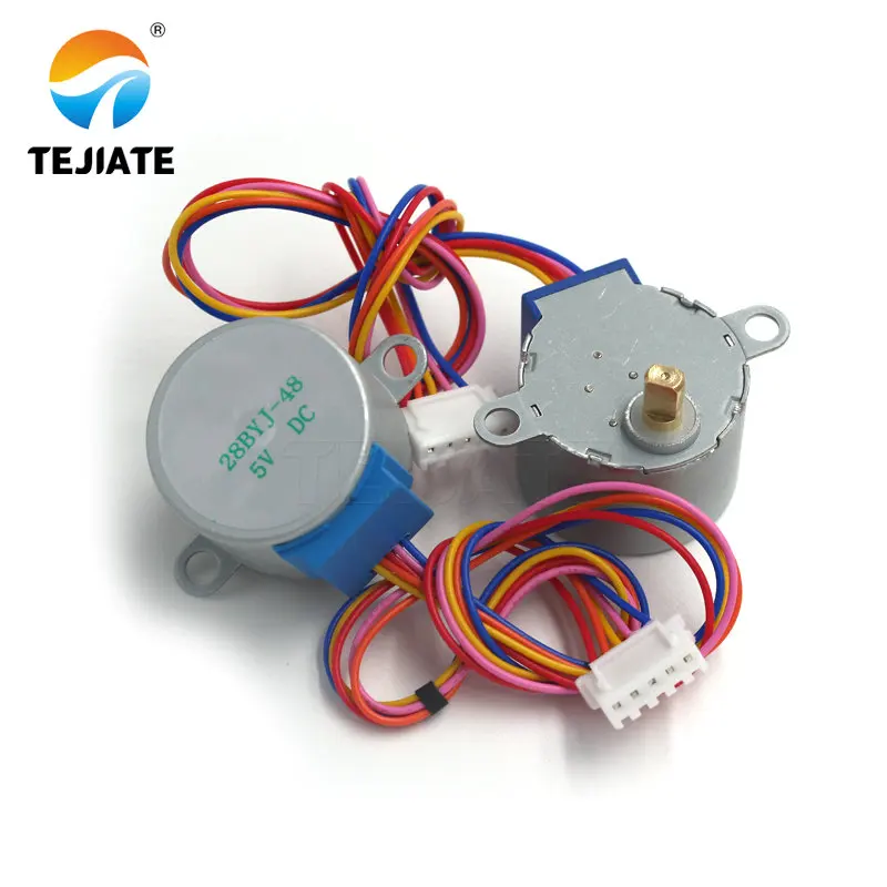 Редукторный шаговый двигатель 28BYJ-48, 5 в постоянного тока, 4 фазы, 28byj, 28byj48