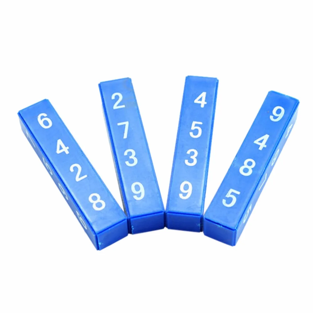 4 шт. быстросчетные блоки ментализм магические трюки реквизиты волшебный трюк