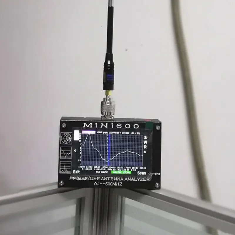 Анализатор антенны 0 1-600 МГц HF/VHF/UHF анализатор КСВ цифровой ЖК-дисплей частота