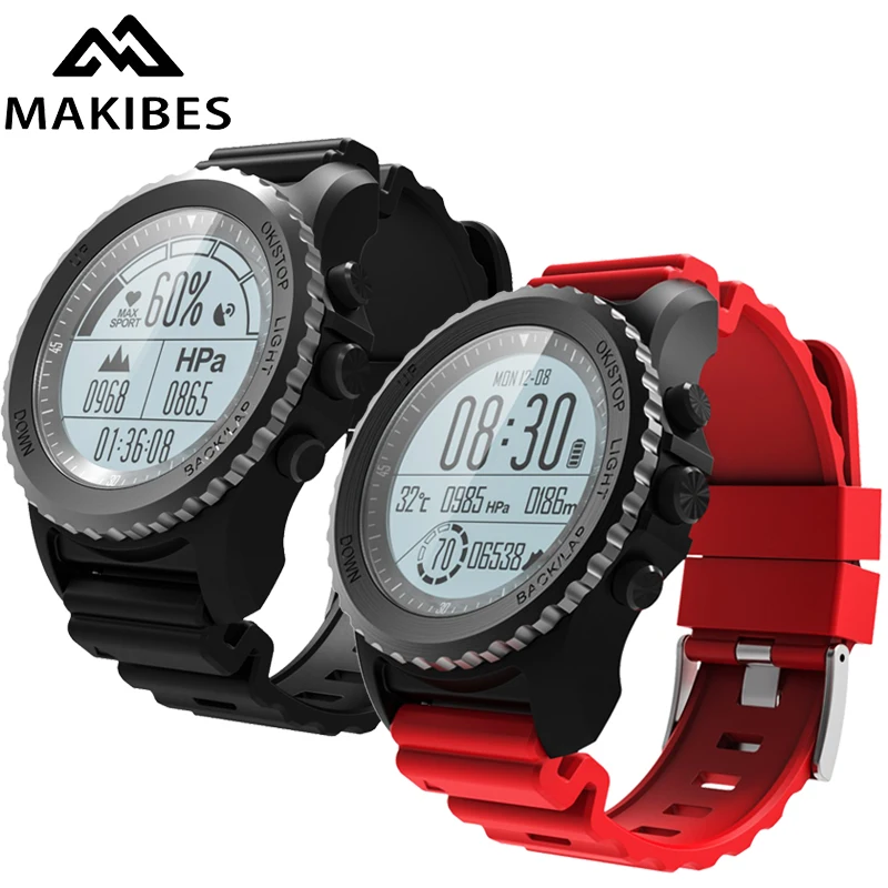 Makibes G07 Bluetooth gps спортивные часы Смарт часы IP68 Водонепроницаемый динамический монитор сердечного ритма мульти-спортивные мужские часы gps трекер