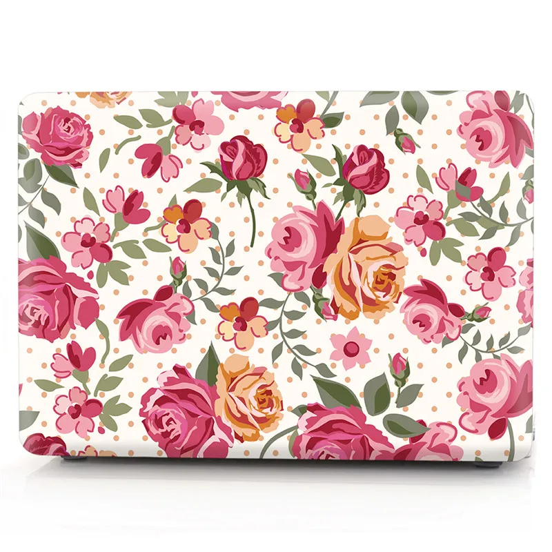 Floral Case for Macbook Pro 13 Hard Transparent Laptop Apple 11 12 15 Air Retina Cover Coque | Компьютеры и офис