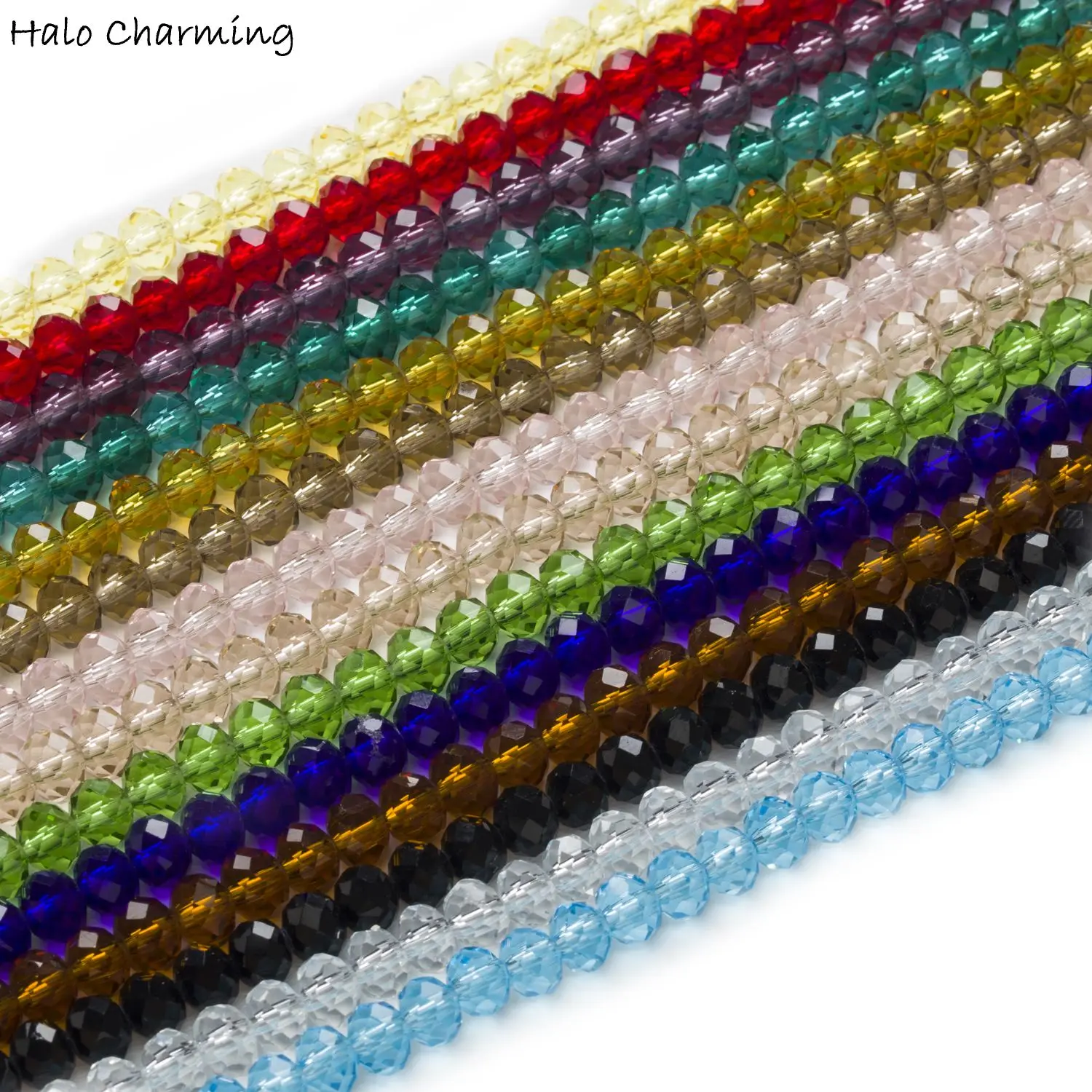 50 шт. граненые бусины из хрустального стекла 4 8 мм|faceted beads|beads jewelry makingbeaded |