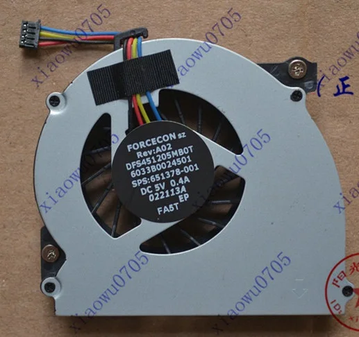 

SSEA New CPU Fan for HP EliteBook 2560 2570 2560p 2570p Laptop fan P/N MF60090V1-C130-S9A or DFS451205MB0T FA5T Cooling Fan