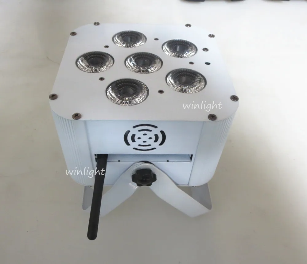 (10 шт./лот) Пульт дистанционного управления + батарея беспроводной контроль 6*18 Вт