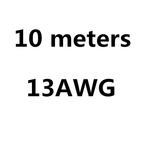 10 m 13 AWG 4 6 7 8 10, 11, 12, 13, 14, 15, 16, 17, 18, 20, 22, 24, 26 28 30 AWG силиконовый провод ультра гибкий Тесты линия кабель высокого Температура - Цвет: 10 m 13 AWG