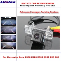 car intelligentized reversing camera for mercedes benz e350 e420 e500 e550 e55 e63 rear view dynamic guidance tracks hd ccd cam