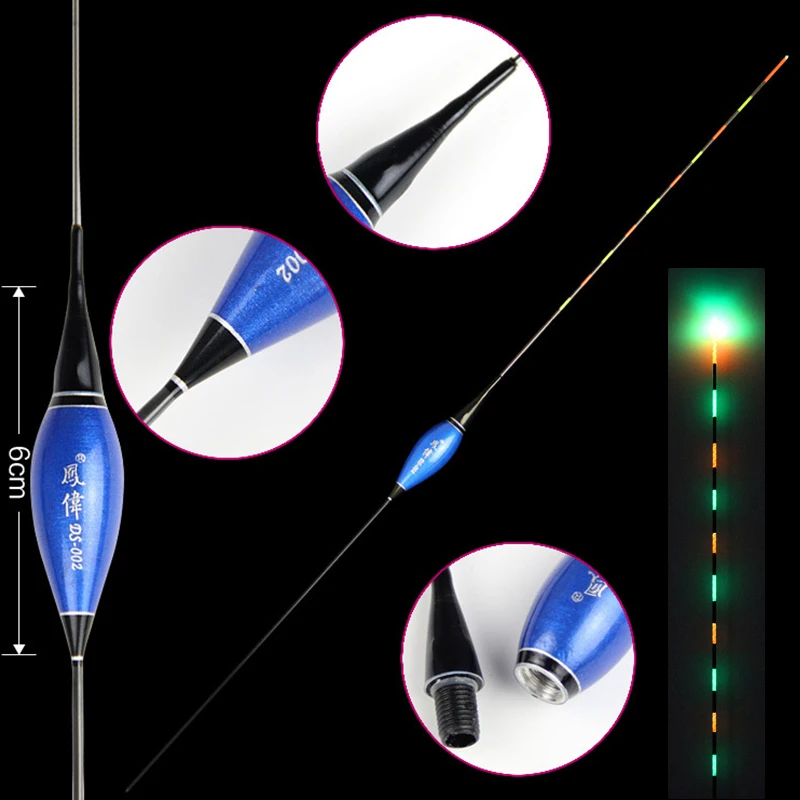 WLPFISHING Электрический Ночной светильник светящиеся поплавки отправка 1 шт. CR425